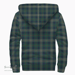 Scottish Kennedy Modern Clan Tartan Sherpa Hoodie - Scottish Plaid Hoodies Scottish Plaid Tartan Plaid - ScotsTee - scotstee.com