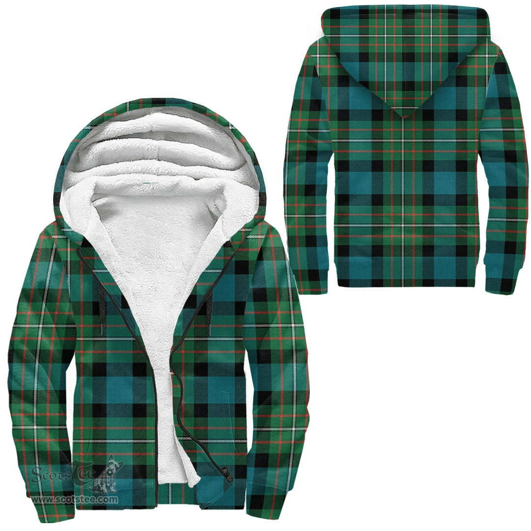 Scottish Ferguson Ancient Clan Tartan Sherpa Hoodie - Scottish Plaid Hoodies Scottish Plaid Tartan Plaid - ScotsTee - scotstee.com