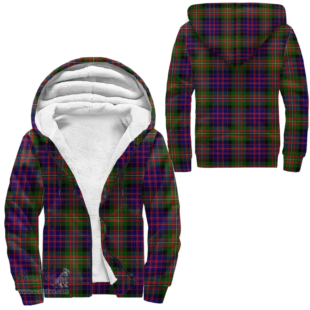 Scottish Macdonnell Of Glengarry Modern Clan Tartan Sherpa Hoodie - Scottish Plaid Hoodies Scottish Plaid Tartan Plaid - ScotsTee - scotstee.com