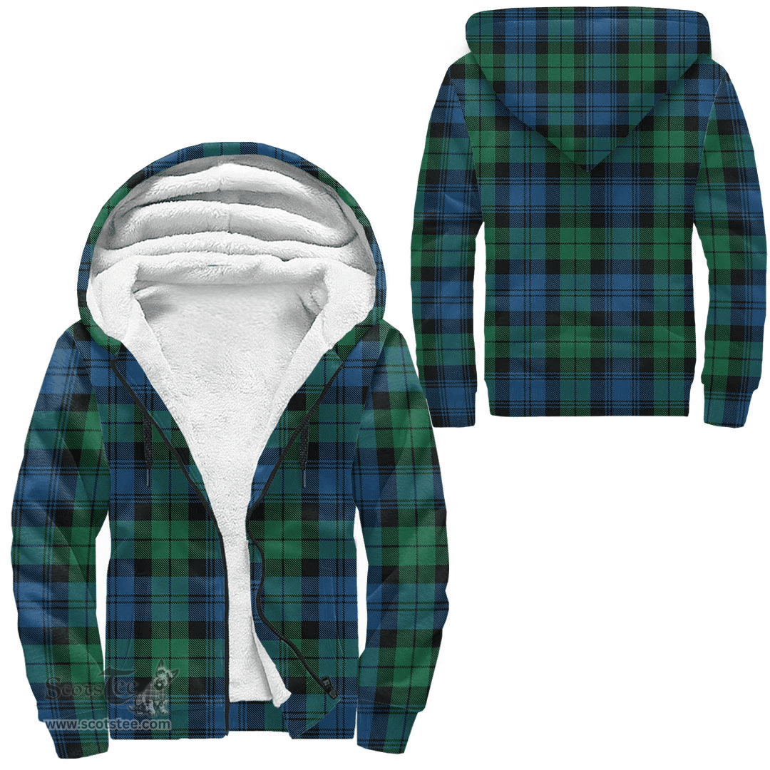 Scottish Blackwatch Ancient Clan Tartan Sherpa Hoodie - Scottish Plaid Hoodies Scottish Plaid Tartan Plaid - ScotsTee - scotstee.com
