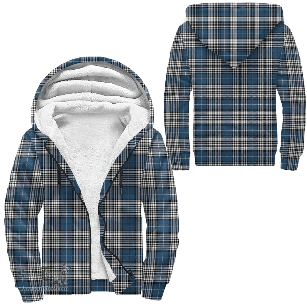 Scottish Napier Modern Clan Tartan Sherpa Hoodie - Scottish Plaid Hoodies Scottish Plaid Tartan Plaid - ScotsTee - scotstee.com
