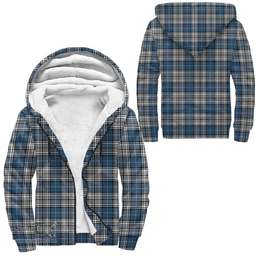 Scottish Napier Modern Clan Tartan Sherpa Hoodie - Scottish Plaid Hoodies Scottish Plaid Tartan Plaid - ScotsTee - scotstee.com