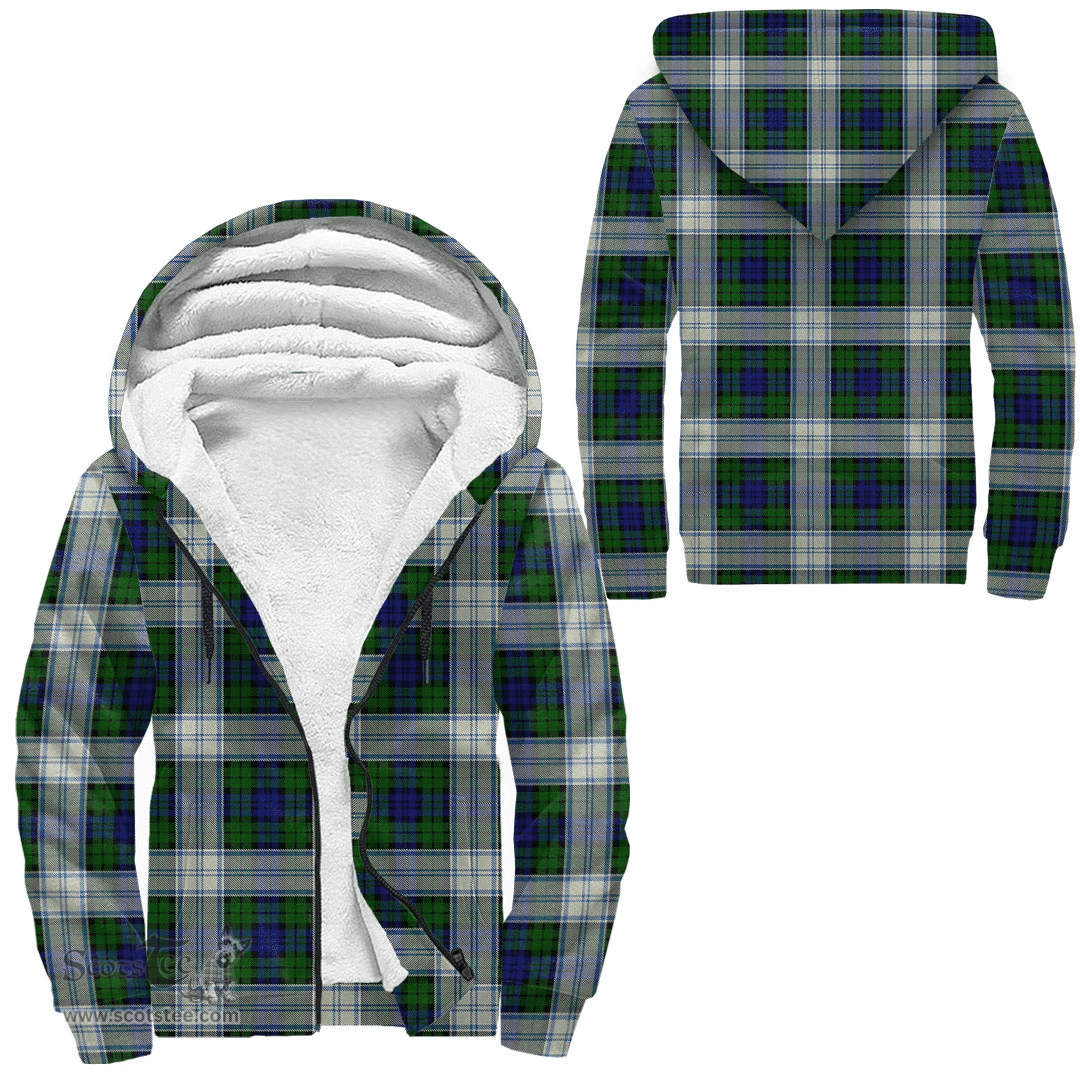 Scottish Blackwatch Dress Modern Clan Tartan Sherpa Hoodie - Scottish Plaid Hoodies Scottish Plaid Tartan Plaid - ScotsTee - scotstee.com