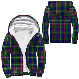 Scottish Inglis Modern Clan Tartan Sherpa Hoodie - Scottish Plaid Hoodies Scottish Plaid Tartan Plaid - ScotsTee - scotstee.com