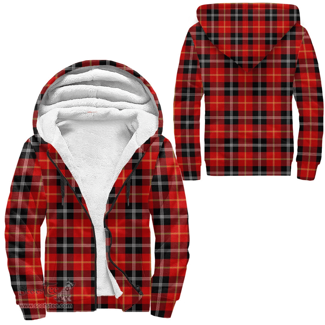 Scottish Marjoribanks Clan Tartan Sherpa Hoodie - Scottish Plaid Hoodies Scottish Plaid Tartan Plaid - ScotsTee - scotstee.com