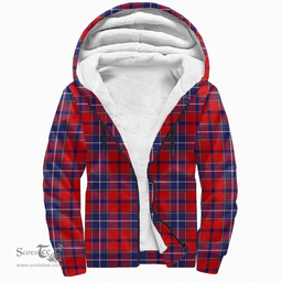 Scottish Wishart Dress Clan Tartan Sherpa Hoodie - Scottish Plaid Hoodies Scottish Plaid Tartan Plaid - ScotsTee - scotstee.com