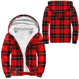 Scottish Ramsay Modern Clan Tartan Sherpa Hoodie - Scottish Plaid Hoodies Scottish Plaid Tartan Plaid - ScotsTee - scotstee.com
