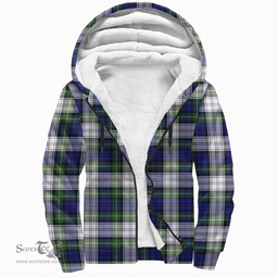 Scottish Gordon Dress Modern Clan Tartan Sherpa Hoodie - Scottish Plaid Hoodies Scottish Plaid Tartan Plaid - ScotsTee - scotstee.com