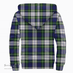 Scottish Gordon Dress Modern Clan Tartan Sherpa Hoodie - Scottish Plaid Hoodies Scottish Plaid Tartan Plaid - ScotsTee - scotstee.com