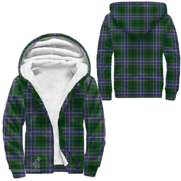 Scottish Wishart Hunting Modern Clan Tartan Sherpa Hoodie - Scottish Plaid Hoodies Scottish Plaid Tartan Plaid - ScotsTee - scotstee.com