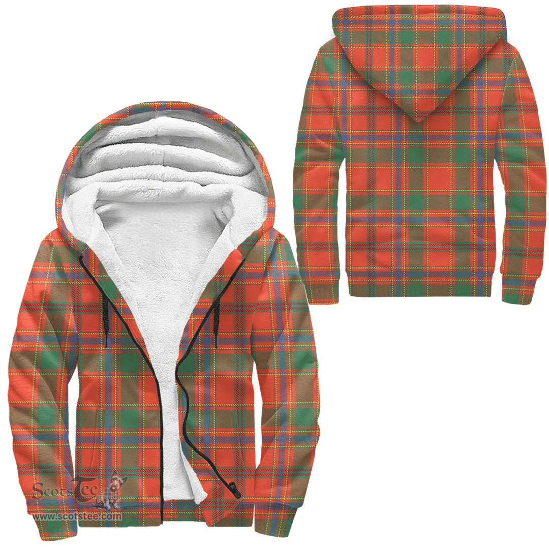 Scottish Munro Ancient Clan Tartan Sherpa Hoodie - Scottish Plaid Hoodies Scottish Plaid Tartan Plaid - ScotsTee - scotstee.com