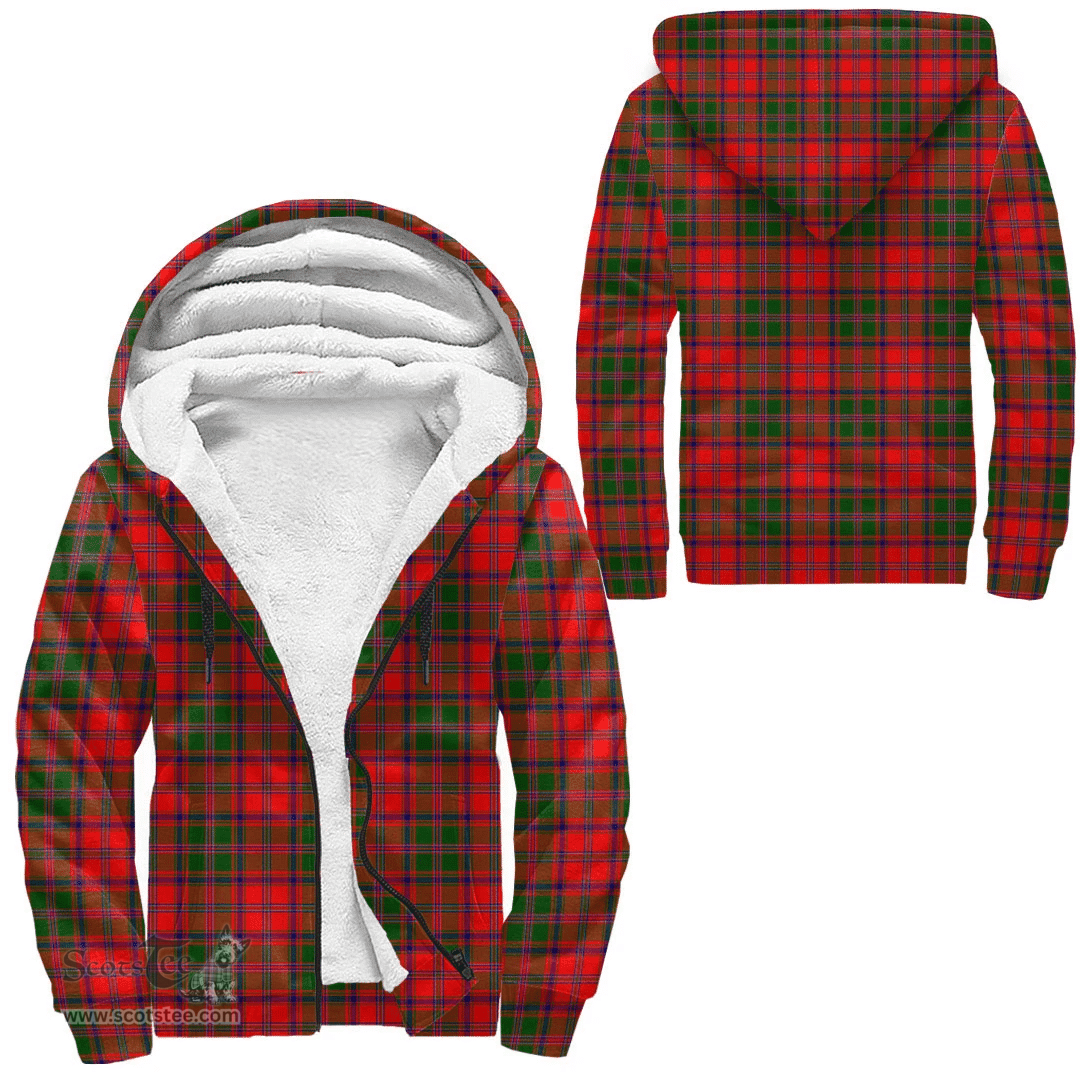 Scottish Stewart Of Appin Modern Clan Tartan Sherpa Hoodie - Scottish Plaid Hoodies Scottish Plaid Tartan Plaid - ScotsTee - scotstee.com