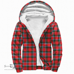 Scottish Sinclair Modern Clan Tartan Sherpa Hoodie - Scottish Plaid Hoodies Scottish Plaid Tartan Plaid - ScotsTee - scotstee.com