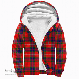 Scottish Fraser Modern Clan Tartan Sherpa Hoodie - Scottish Plaid Hoodies Scottish Plaid Tartan Plaid - ScotsTee - scotstee.com