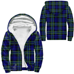 Scottish Arbuthnot Modern Clan Tartan Sherpa Hoodie - Scottish Plaid Hoodies Scottish Plaid Tartan Plaid - ScotsTee - scotstee.com