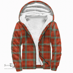 Scottish Morrison Red Ancient Clan Tartan Sherpa Hoodie - Scottish Plaid Hoodies Scottish Plaid Tartan Plaid - ScotsTee - scotstee.com