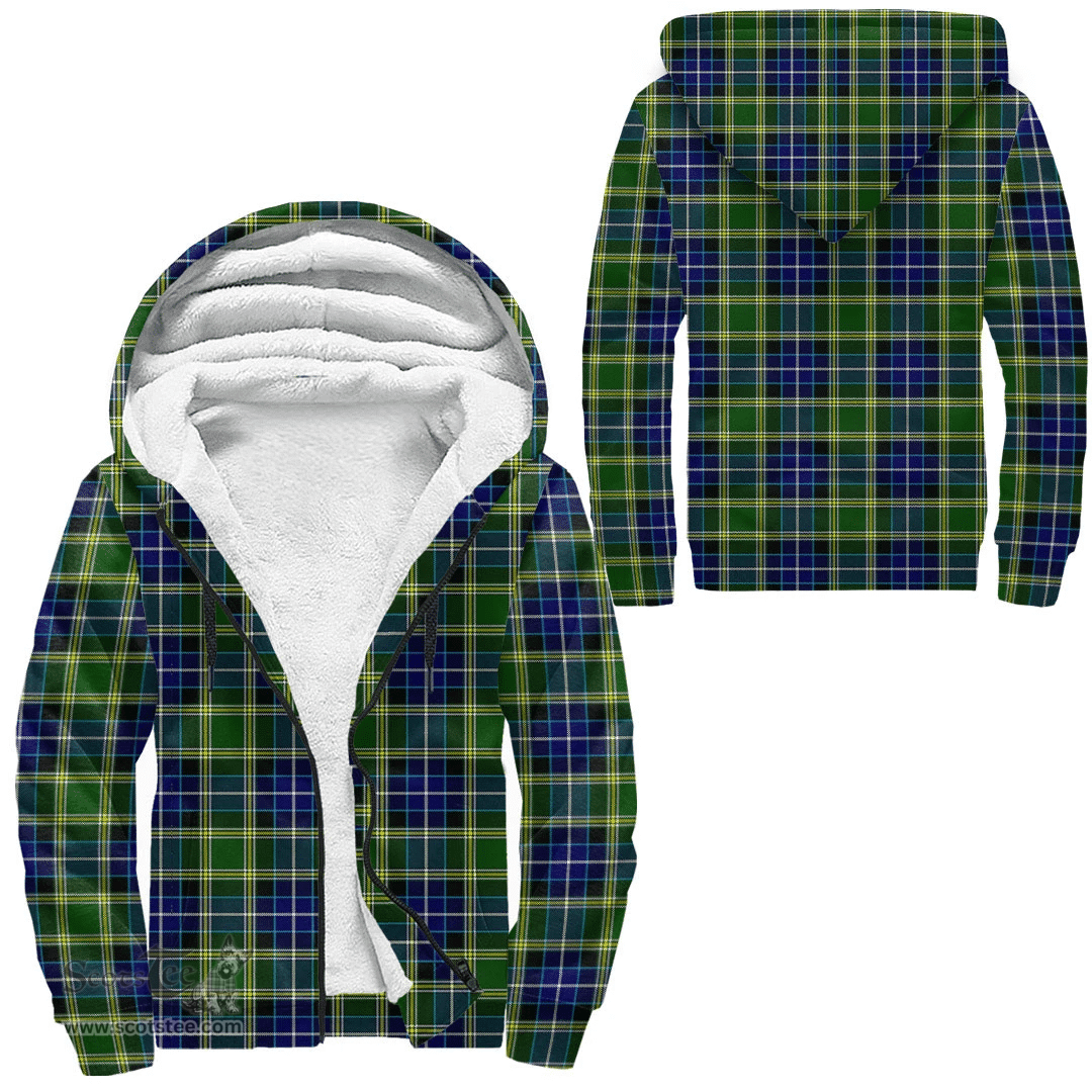 Scottish Mackellar Clan Tartan Sherpa Hoodie - Scottish Plaid Hoodies Scottish Plaid Tartan Plaid - ScotsTee - scotstee.com