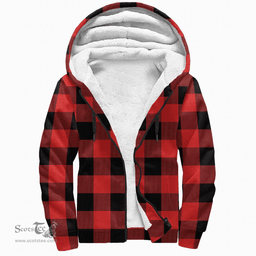 Scottish Rob Roy Macgregor Modern Clan Tartan Sherpa Hoodie - Scottish Plaid Hoodies Scottish Plaid Tartan Plaid - ScotsTee - scotstee.com