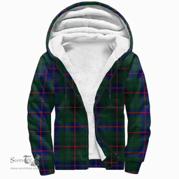 Scottish Davidson Modern Clan Tartan Sherpa Hoodie - Scottish Plaid Hoodies Scottish Plaid Tartan Plaid - ScotsTee - scotstee.com
