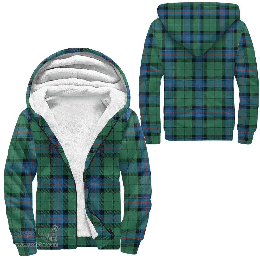 Scottish Armstrong Ancient Clan Tartan Sherpa Hoodie - Scottish Plaid Hoodies Scottish Plaid Tartan Plaid - ScotsTee - scotstee.com