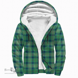 Scottish Kennedy Ancient Clan Tartan Sherpa Hoodie - Scottish Plaid Hoodies Scottish Plaid Tartan Plaid - ScotsTee - scotstee.com