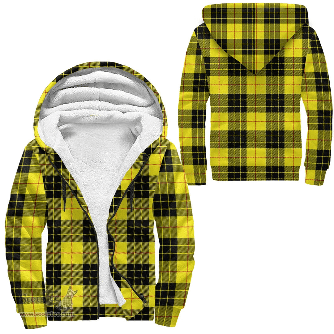 Scottish Macleod Of Lewis Modern Clan Tartan Sherpa Hoodie - Scottish Plaid Hoodies Scottish Plaid Tartan Plaid - ScotsTee - scotstee.com