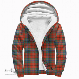 Scottish Maclean Of Duart Ancient Clan Tartan Sherpa Hoodie - Scottish Plaid Hoodies Scottish Plaid Tartan Plaid - ScotsTee - scotstee.com