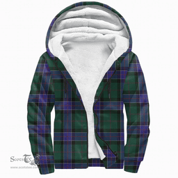 Scottish Sinclair Hunting Modern Clan Tartan Sherpa Hoodie - Scottish Plaid Hoodies Scottish Plaid Tartan Plaid - ScotsTee - scotstee.com