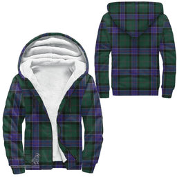 Scottish Sinclair Hunting Modern Clan Tartan Sherpa Hoodie - Scottish Plaid Hoodies Scottish Plaid Tartan Plaid - ScotsTee - scotstee.com