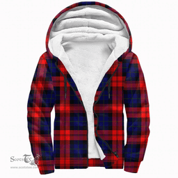 Scottish Maclachlan Modern Clan Tartan Sherpa Hoodie - Scottish Plaid Hoodies Scottish Plaid Tartan Plaid - ScotsTee - scotstee.com