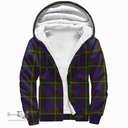 Scottish Durie Clan Tartan Sherpa Hoodie - Scottish Plaid Hoodies Scottish Plaid Tartan Plaid - ScotsTee - scotstee.com