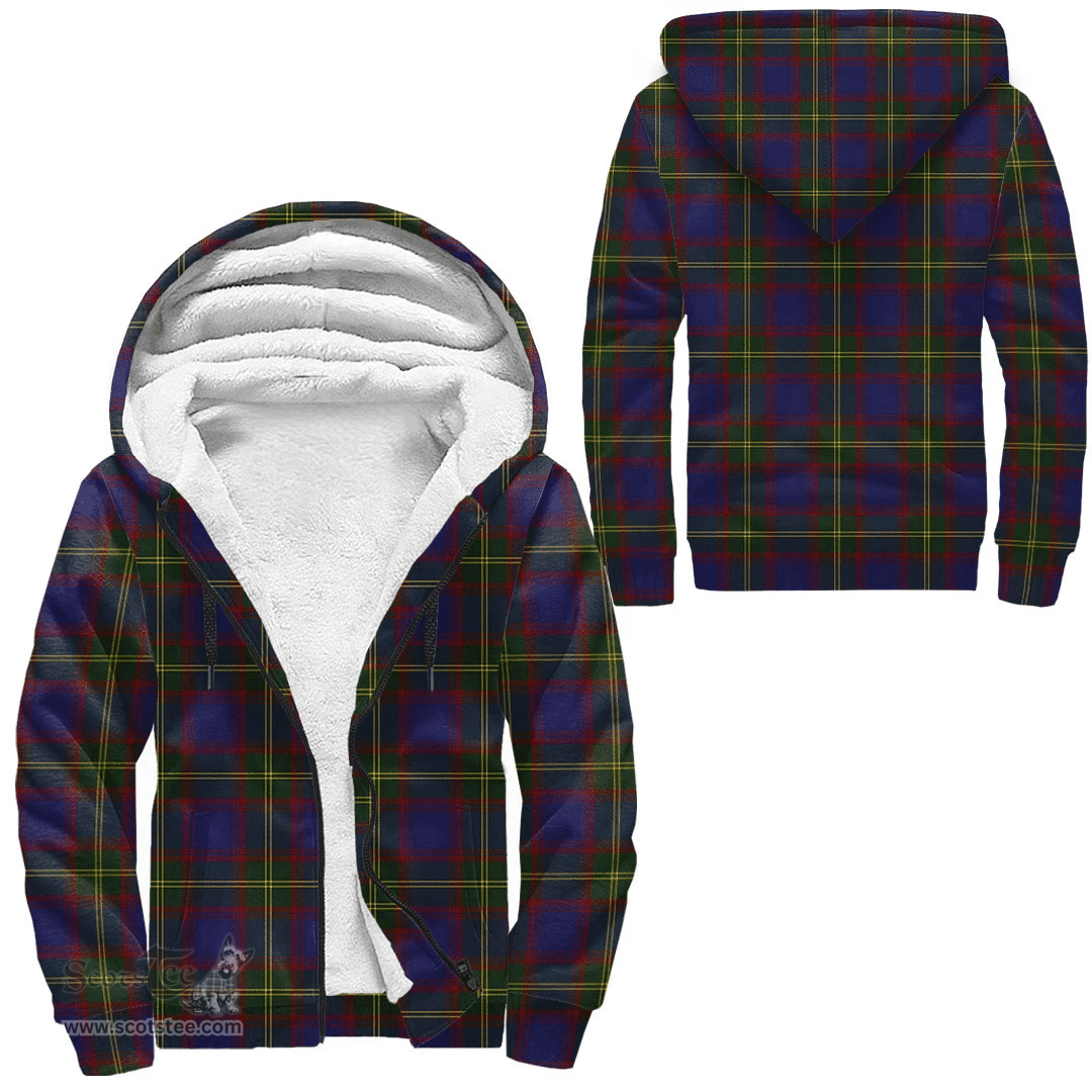 Scottish Durie Clan Tartan Sherpa Hoodie - Scottish Plaid Hoodies Scottish Plaid Tartan Plaid - ScotsTee - scotstee.com