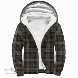 Scottish Blackwatch Weathered Clan Tartan Sherpa Hoodie - Scottish Plaid Hoodies Scottish Plaid Tartan Plaid - ScotsTee - scotstee.com