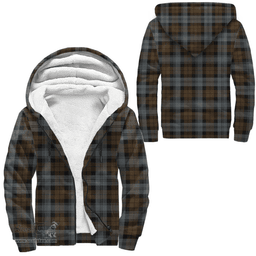 Scottish Blackwatch Weathered Clan Tartan Sherpa Hoodie - Scottish Plaid Hoodies Scottish Plaid Tartan Plaid - ScotsTee - scotstee.com