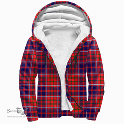 Scottish Cameron Of Lochiel Modern Clan Tartan Sherpa Hoodie - Scottish Plaid Hoodies Scottish Plaid Tartan Plaid - ScotsTee - scotstee.com