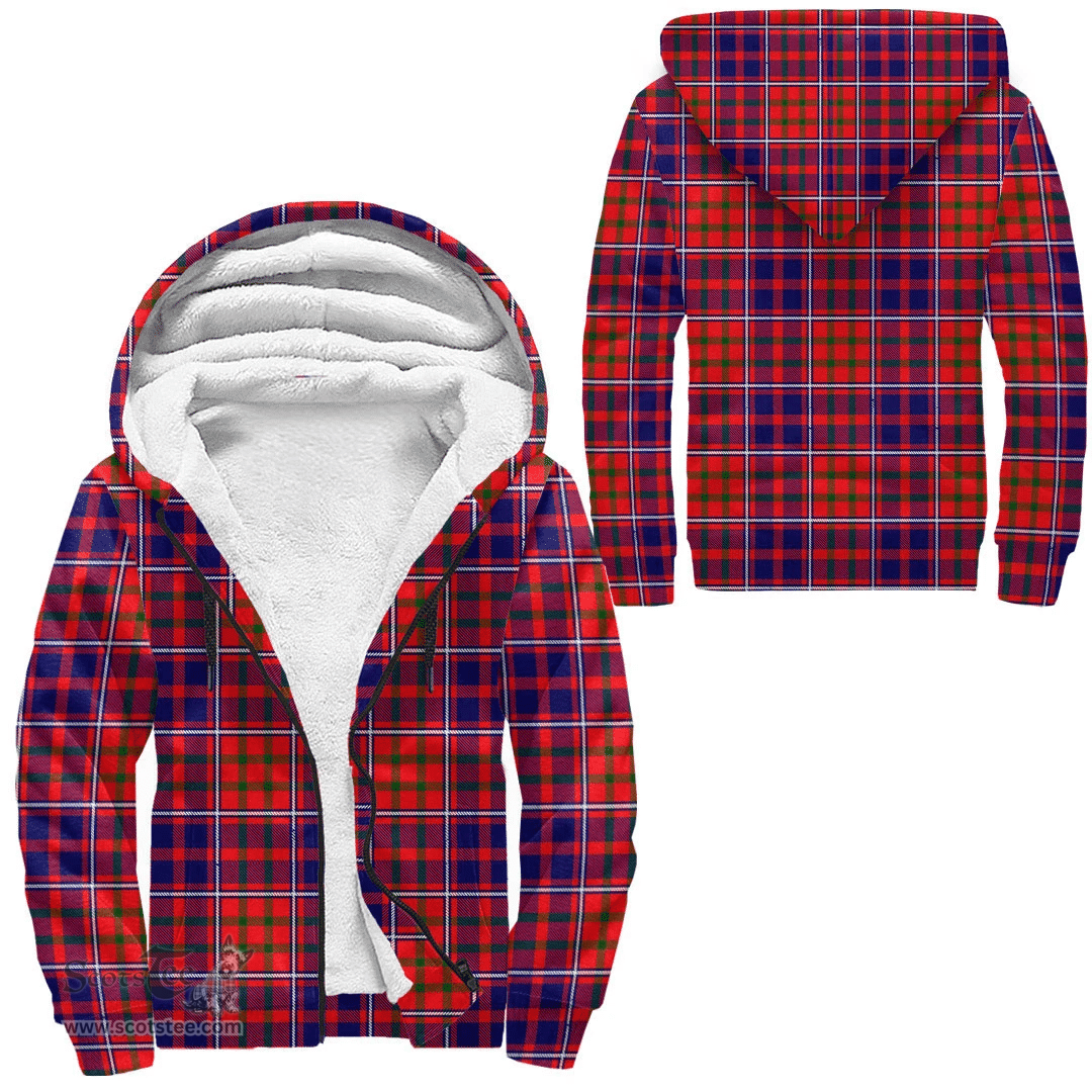 Scottish Cameron Of Lochiel Modern Clan Tartan Sherpa Hoodie - Scottish Plaid Hoodies Scottish Plaid Tartan Plaid - ScotsTee - scotstee.com
