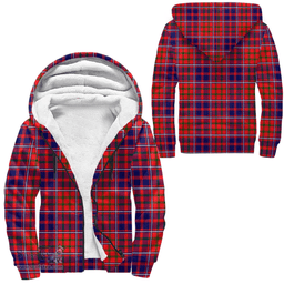 Scottish Cameron Of Lochiel Modern Clan Tartan Sherpa Hoodie - Scottish Plaid Hoodies Scottish Plaid Tartan Plaid - ScotsTee - scotstee.com