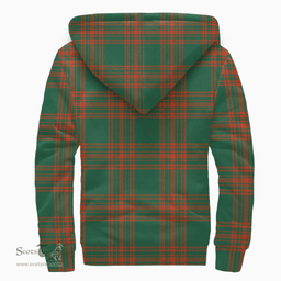 Scottish Menzies Green Ancient Clan Tartan Sherpa Hoodie - Scottish Plaid Hoodies Scottish Plaid Tartan Plaid - ScotsTee - scotstee.com