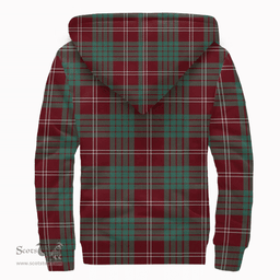 Scottish Crawford Modern Clan Tartan Sherpa Hoodie - Scottish Plaid Hoodies Scottish Plaid Tartan Plaid - ScotsTee - scotstee.com