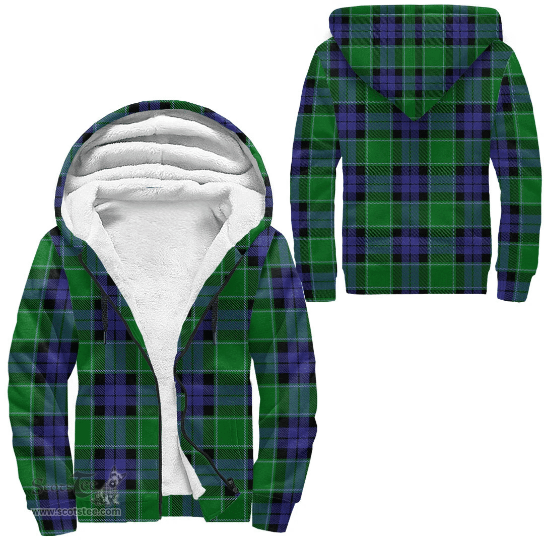 Scottish Graham Of Menteith Modern Clan Tartan Sherpa Hoodie - Scottish Plaid Hoodies Scottish Plaid Tartan Plaid - ScotsTee - scotstee.com