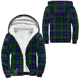 Scottish Shaw Modern Clan Tartan Sherpa Hoodie - Scottish Plaid Hoodies Scottish Plaid Tartan Plaid - ScotsTee - scotstee.com