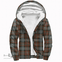 Scottish Fergusson Weathered Clan Tartan Sherpa Hoodie - Scottish Plaid Hoodies Scottish Plaid Tartan Plaid - ScotsTee - scotstee.com