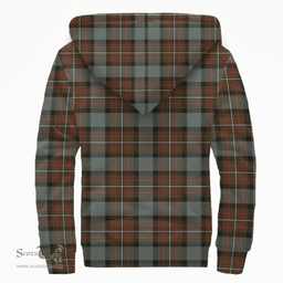 Scottish Fergusson Weathered Clan Tartan Sherpa Hoodie - Scottish Plaid Hoodies Scottish Plaid Tartan Plaid - ScotsTee - scotstee.com