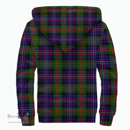Scottish Cameron Of Erracht Modern Clan Tartan Sherpa Hoodie - Scottish Plaid Hoodies Scottish Plaid Tartan Plaid - ScotsTee - scotstee.com
