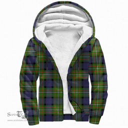 Scottish Fergusson Modern Clan Tartan Sherpa Hoodie - Scottish Plaid Hoodies Scottish Plaid Tartan Plaid - ScotsTee - scotstee.com