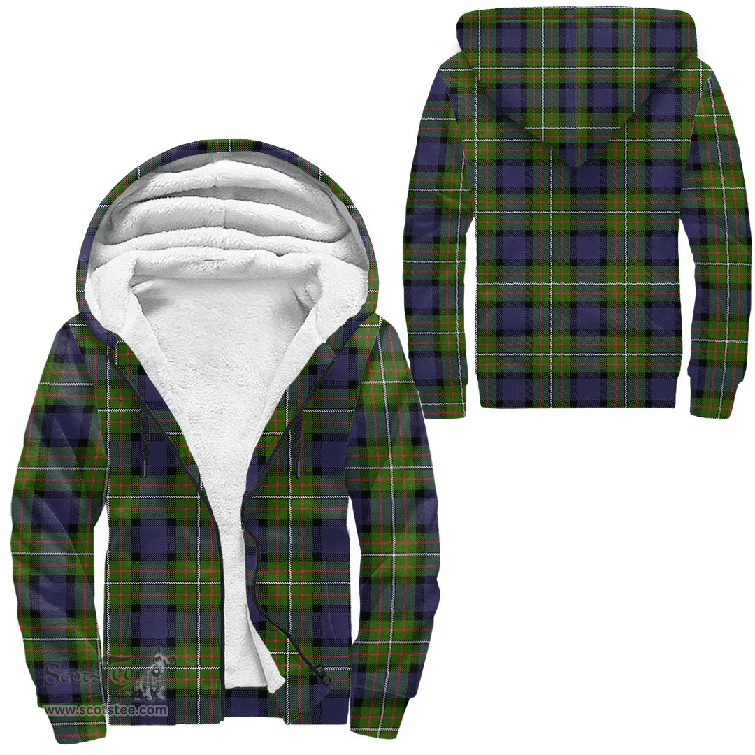 Scottish Fergusson Modern Clan Tartan Sherpa Hoodie - Scottish Plaid Hoodies Scottish Plaid Tartan Plaid - ScotsTee - scotstee.com