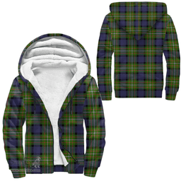 Scottish Fergusson Modern Clan Tartan Sherpa Hoodie - Scottish Plaid Hoodies Scottish Plaid Tartan Plaid - ScotsTee - scotstee.com