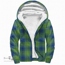 Scottish Johnston Ancient Clan Tartan Sherpa Hoodie - Scottish Plaid Hoodies Scottish Plaid Tartan Plaid - ScotsTee - scotstee.com