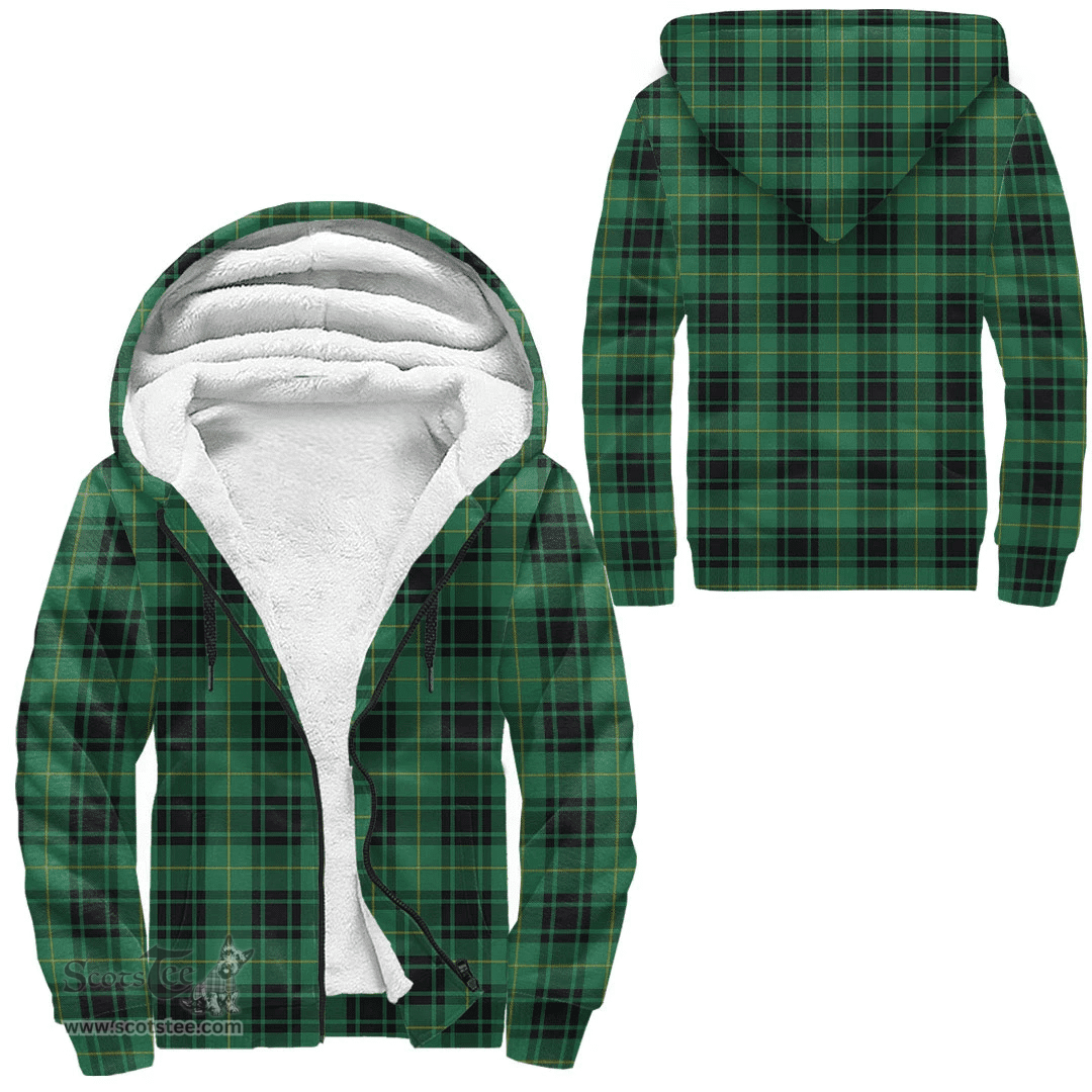 Scottish Macarthur Ancient Clan Tartan Sherpa Hoodie - Scottish Plaid Hoodies Scottish Plaid Tartan Plaid - ScotsTee - scotstee.com