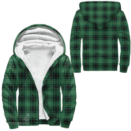 Scottish Macarthur Ancient Clan Tartan Sherpa Hoodie - Scottish Plaid Hoodies Scottish Plaid Tartan Plaid - ScotsTee - scotstee.com